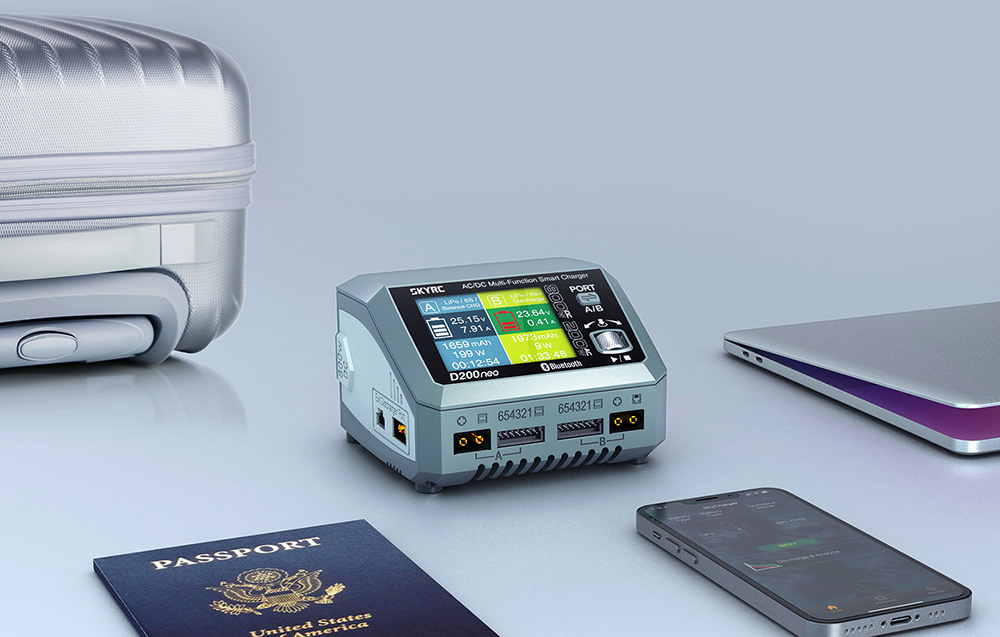 SkyRC D200neo töltő-7