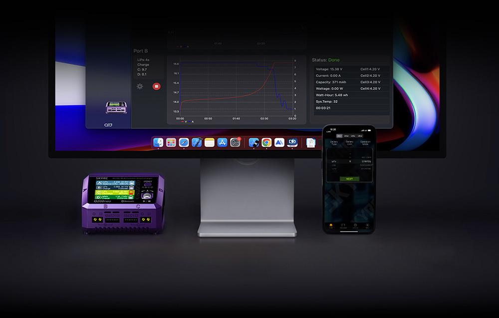 SkyRC Q200neo töltő-10