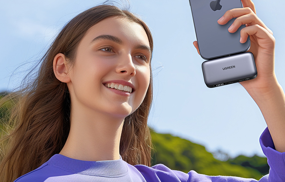 Powerbank 5000mAh Ugreen Nexode PB503, 20W (szürke)-5