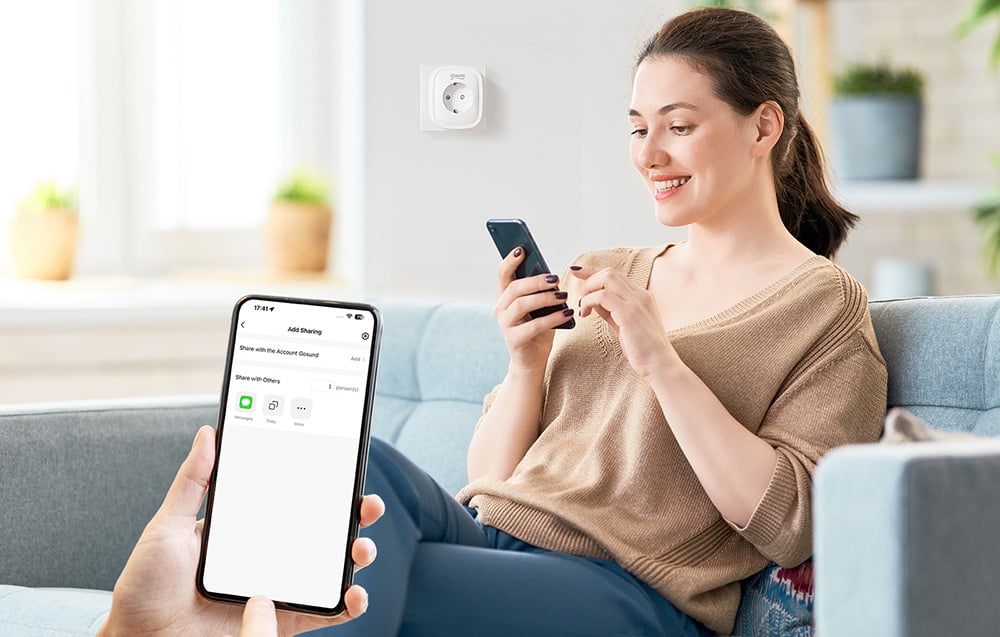 Gosund SP6 16A USB-C 20W okos konnektor WiFi/Bluetooth-2