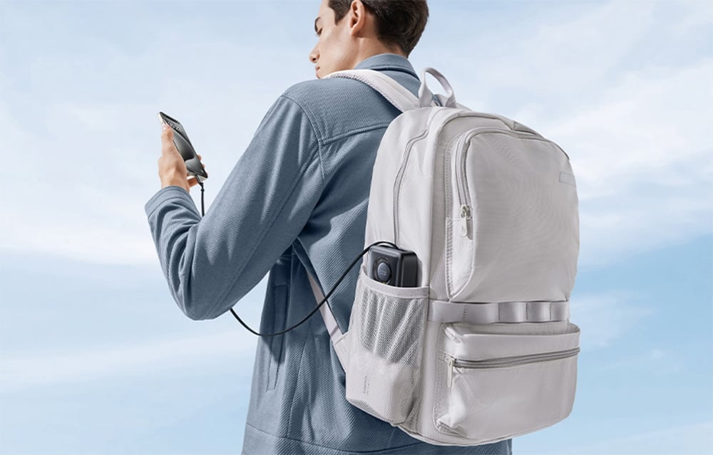 Baseus Free2Pull 20000mAh 65W powerbank + kábel (fekete)-2