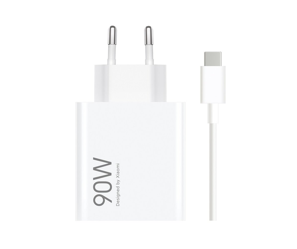 Xiaomi MDY-15-EK USB-A 90W Utazó Töltő + Adatkábel USB-C 6A Fehér-0