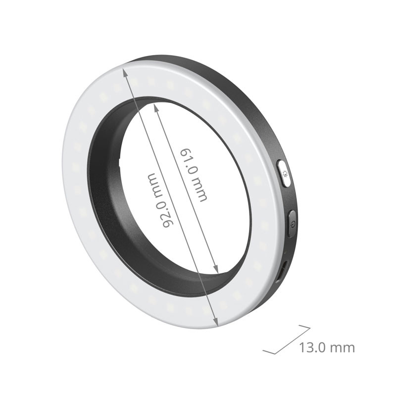 Smallrig 5203 Vibe P30 67mm Ring LED Video Light Universal Threaded Filter Adapter Kit-3