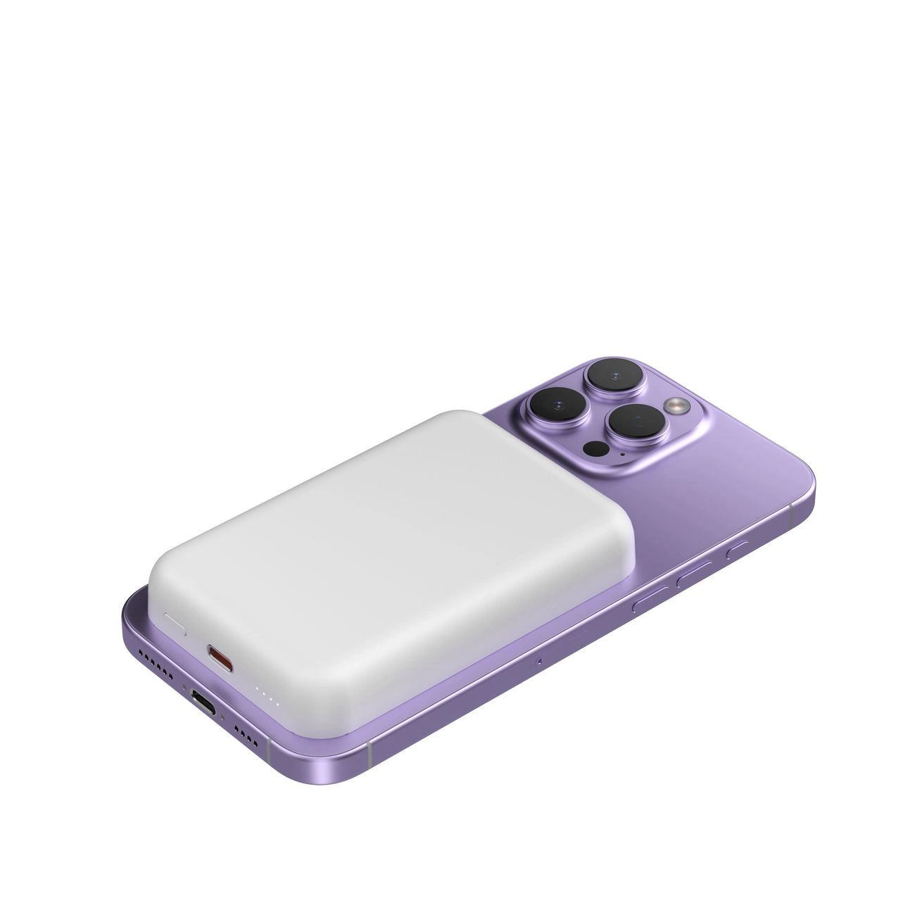 Wozinsky WRW349YWS 10,000 mAh magsafe Power Bank - Fehér-2