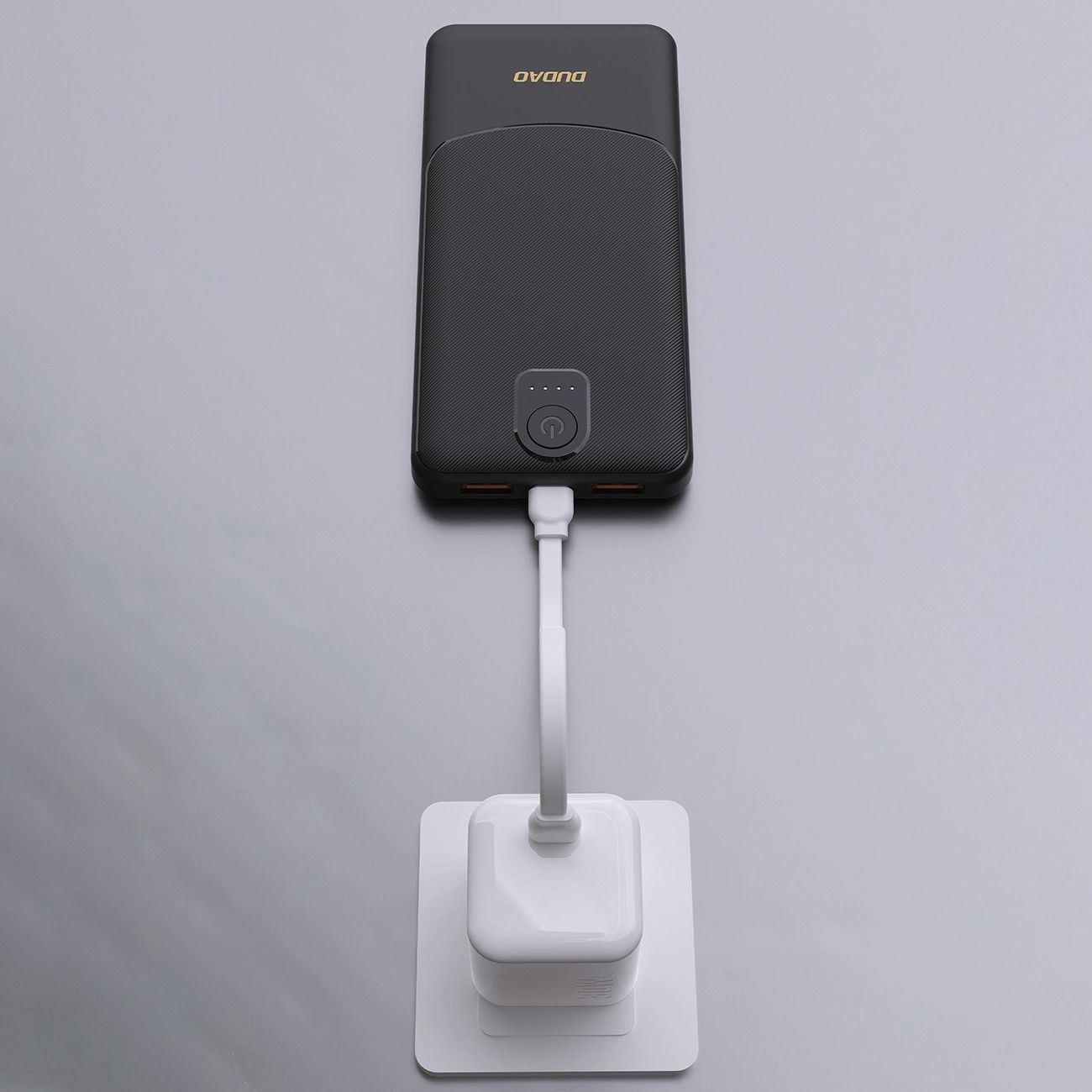 Powerbank Dudao K10 10000mAh 2.4A 2 x USB-A - fekete-6