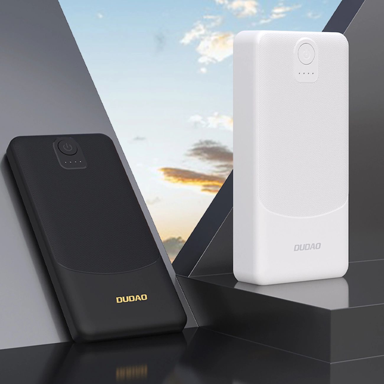 Powerbank Dudao K10 10000mAh 2.4A 2 x USB-A - fekete-7