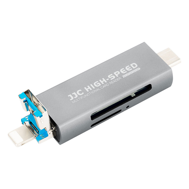JJC CR-UCL1 Multifunkcionális kártyaolvasó (Szürke)-2