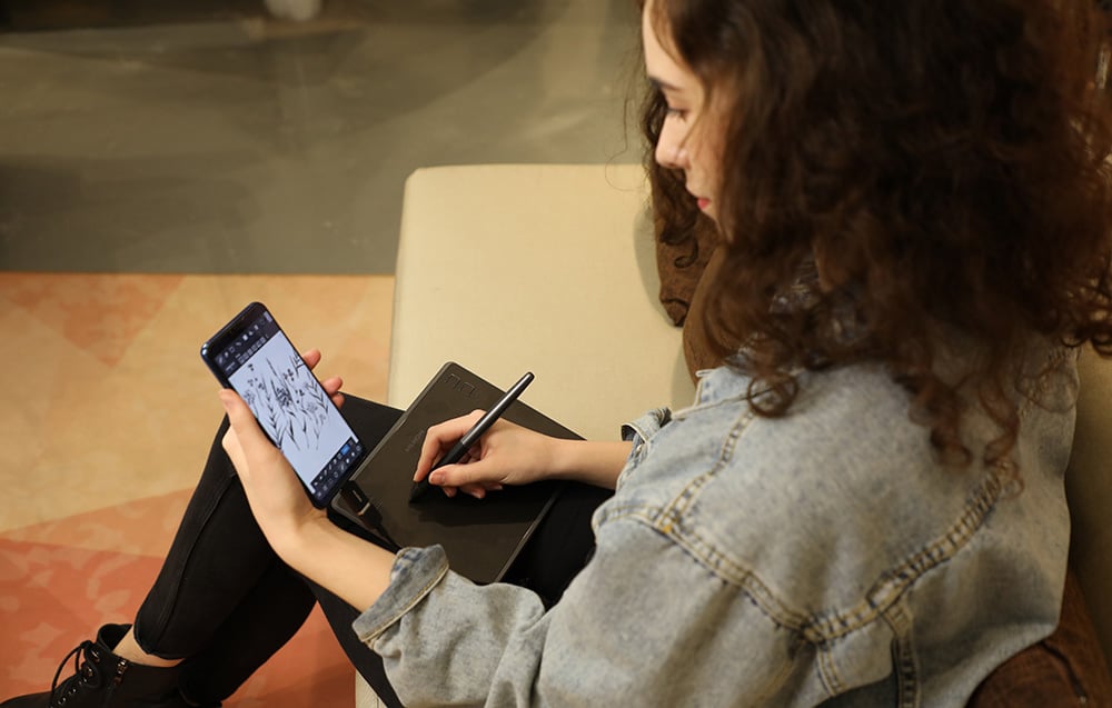 Huion HS64 grafikus tábla-1