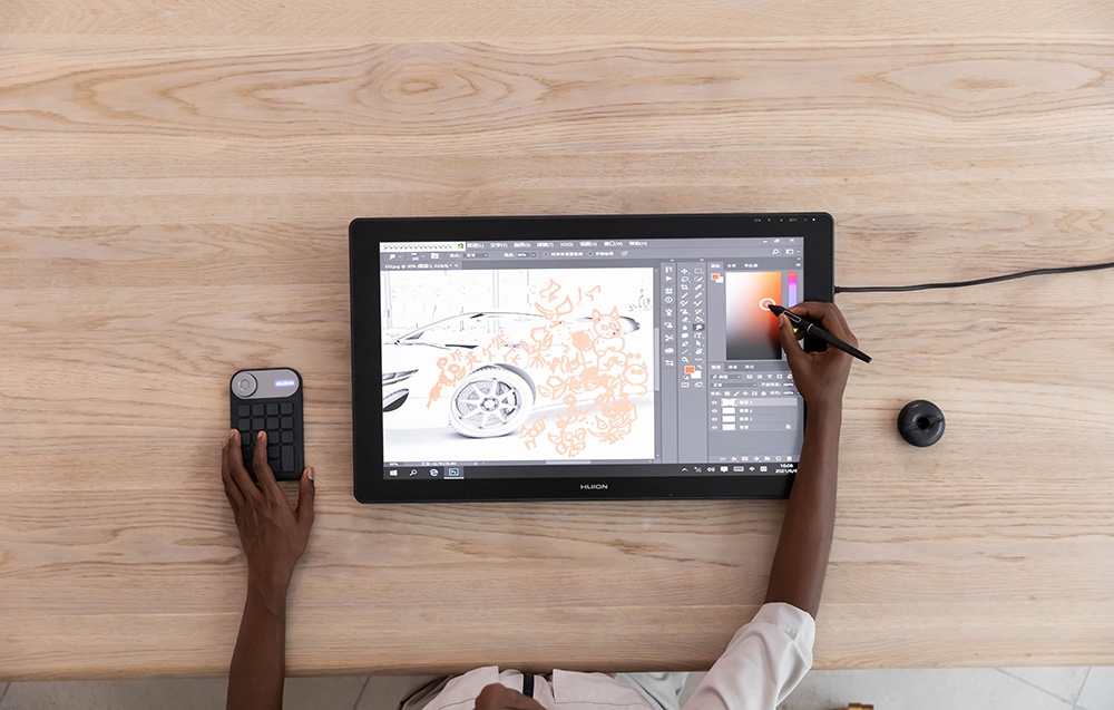Huion Kamvas 24 Plus grafikus tábla-9