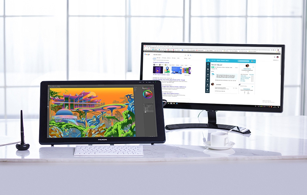 Huion Kamvas 22 Plus grafikus tábla-12
