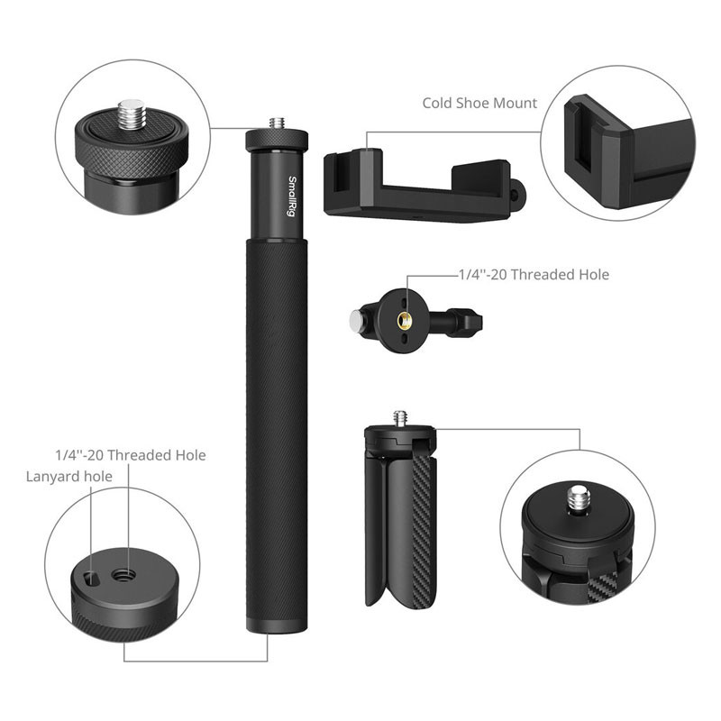 Smallrig 5403 Selfie Stick for Action Cameras-4