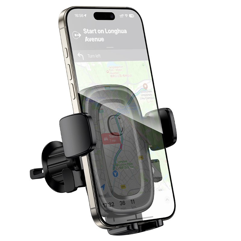 Borofone autós tartó BH131 Follower légbefúvóhoz fekete-1