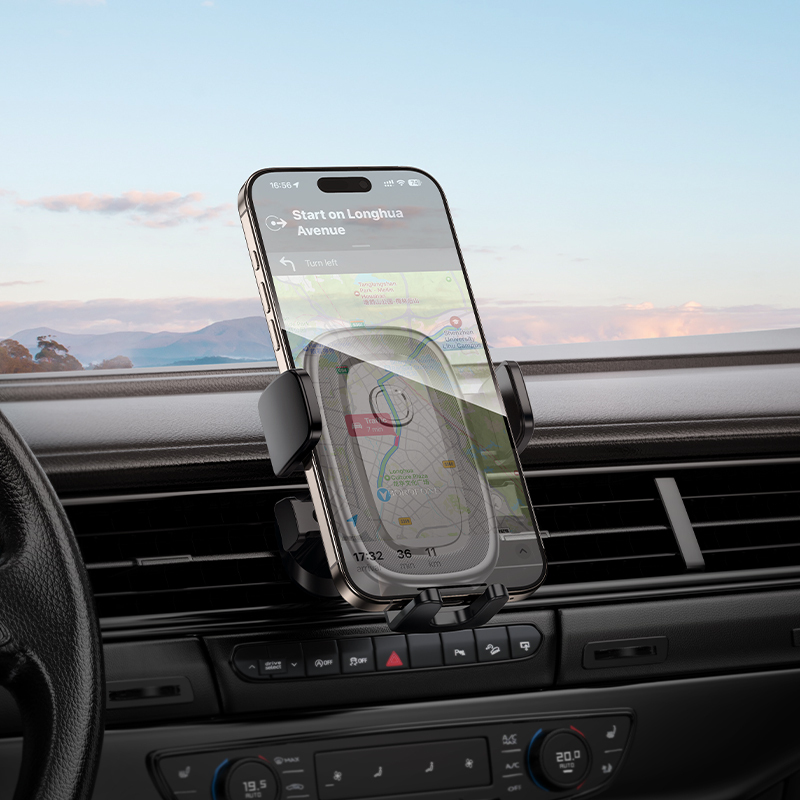 Borofone autós tartó BH131 Follower légbefúvóhoz fekete-6