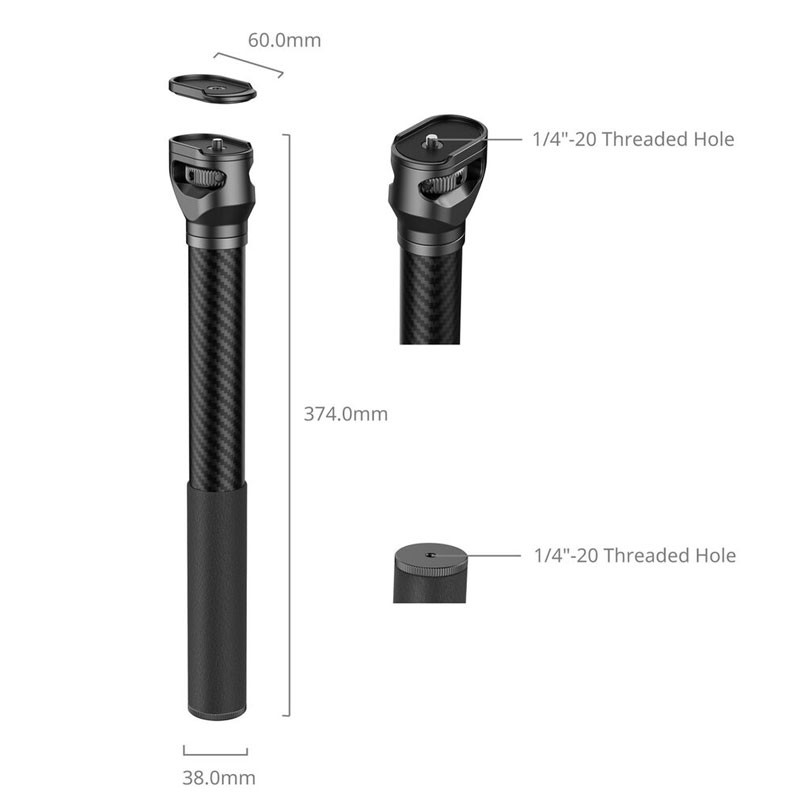 Smallrig 4378 Extension Arm for DJI Stabilizer-4