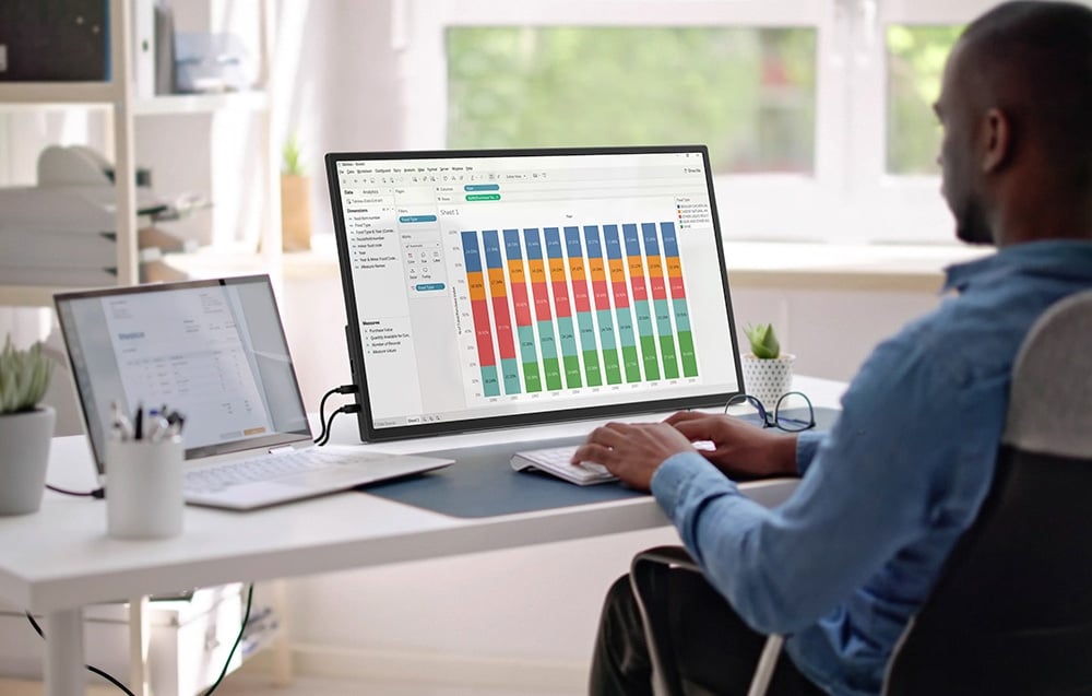 Uperfect Hordozható Monitor UMax21 Érintőképernyős M215E02 T-S-12