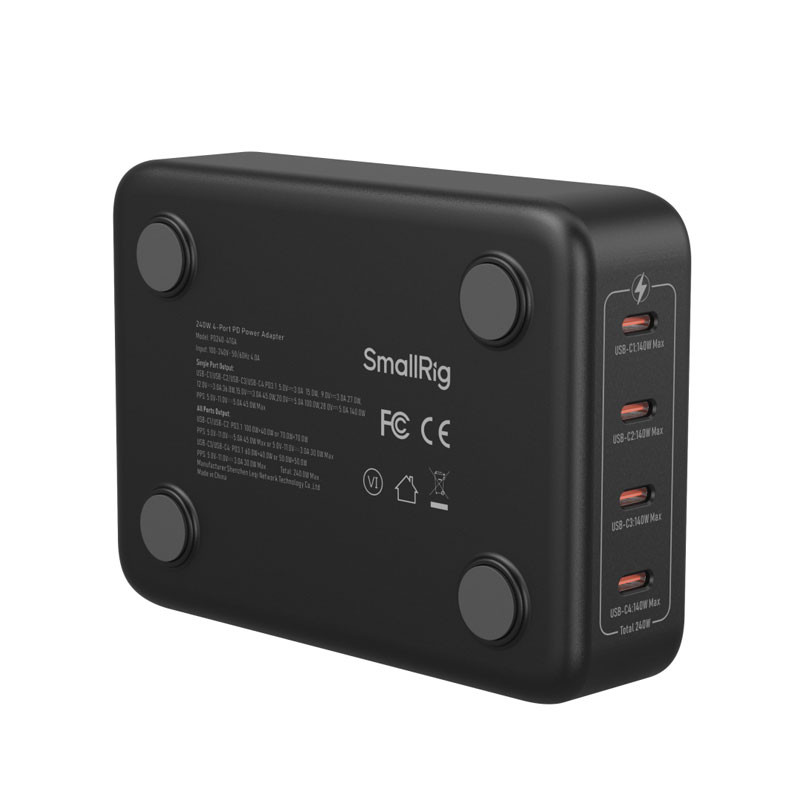 Smallrig 4752 240W 4-Port PD Power Adapter-3