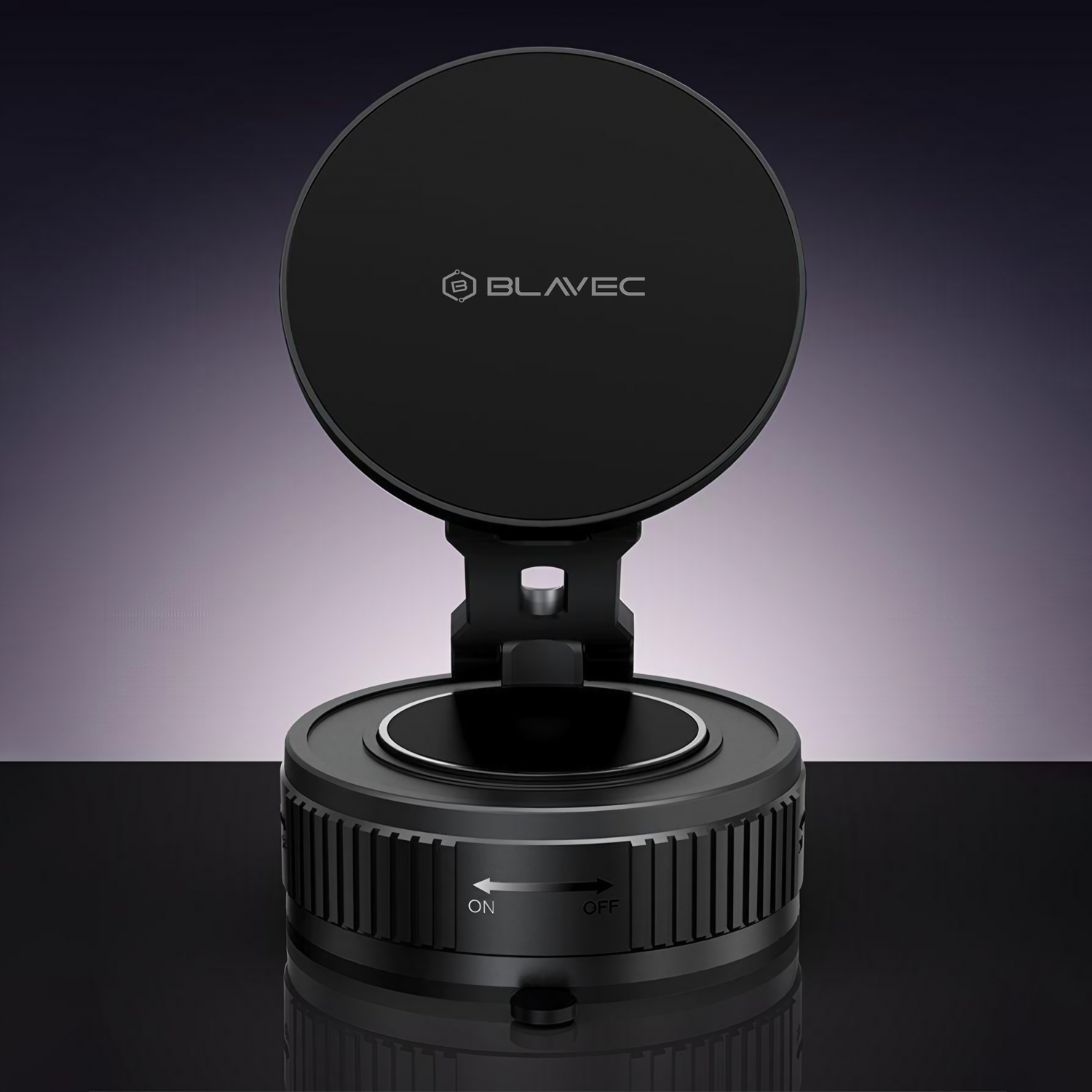 Blavec autós tartó BHV-02 vákuumos, mágneses (BHV02-PMB) fekete-3