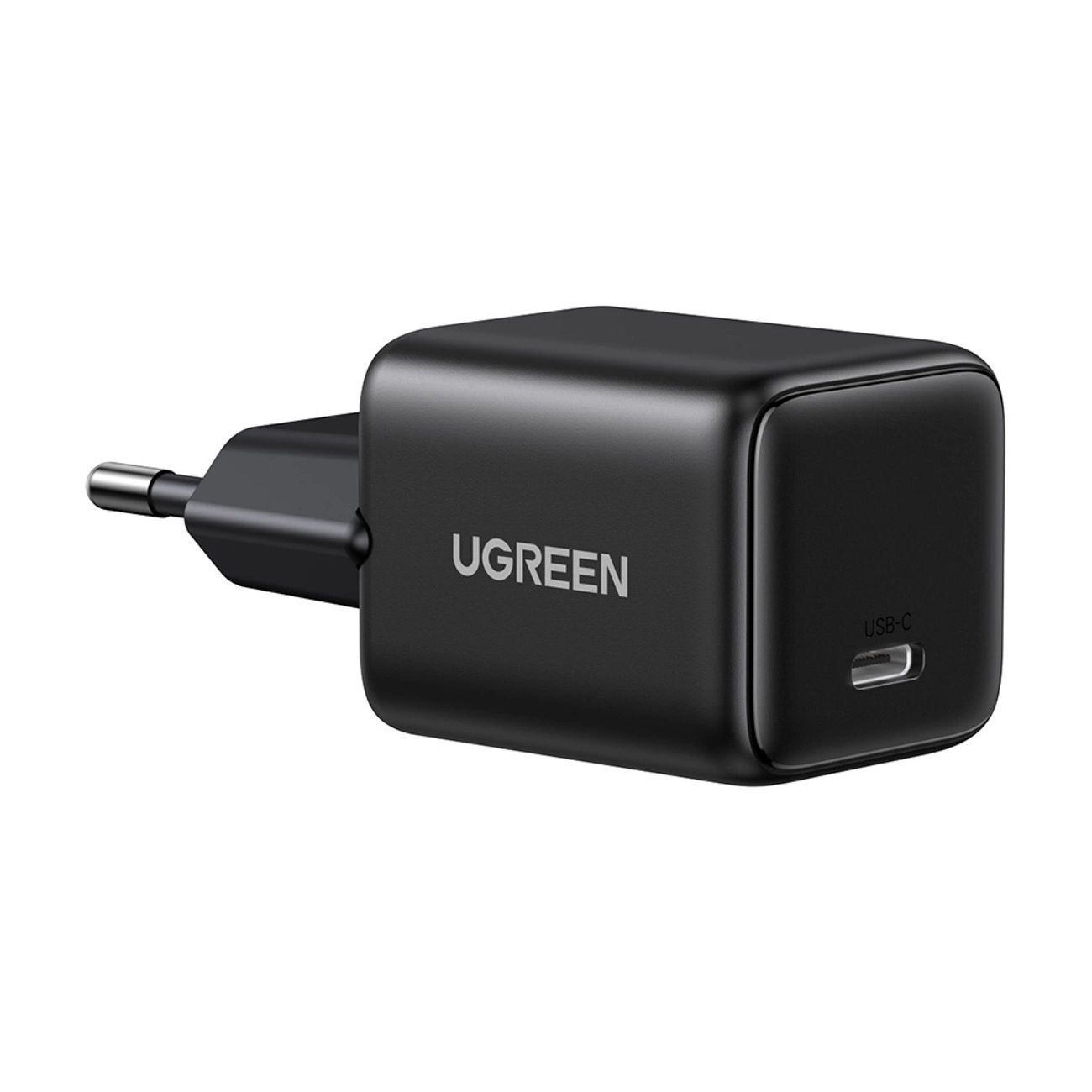 Ugreen X513 30W GaN fali töltő 1x USB-C + 1m USB-C kábel - Fekete-3