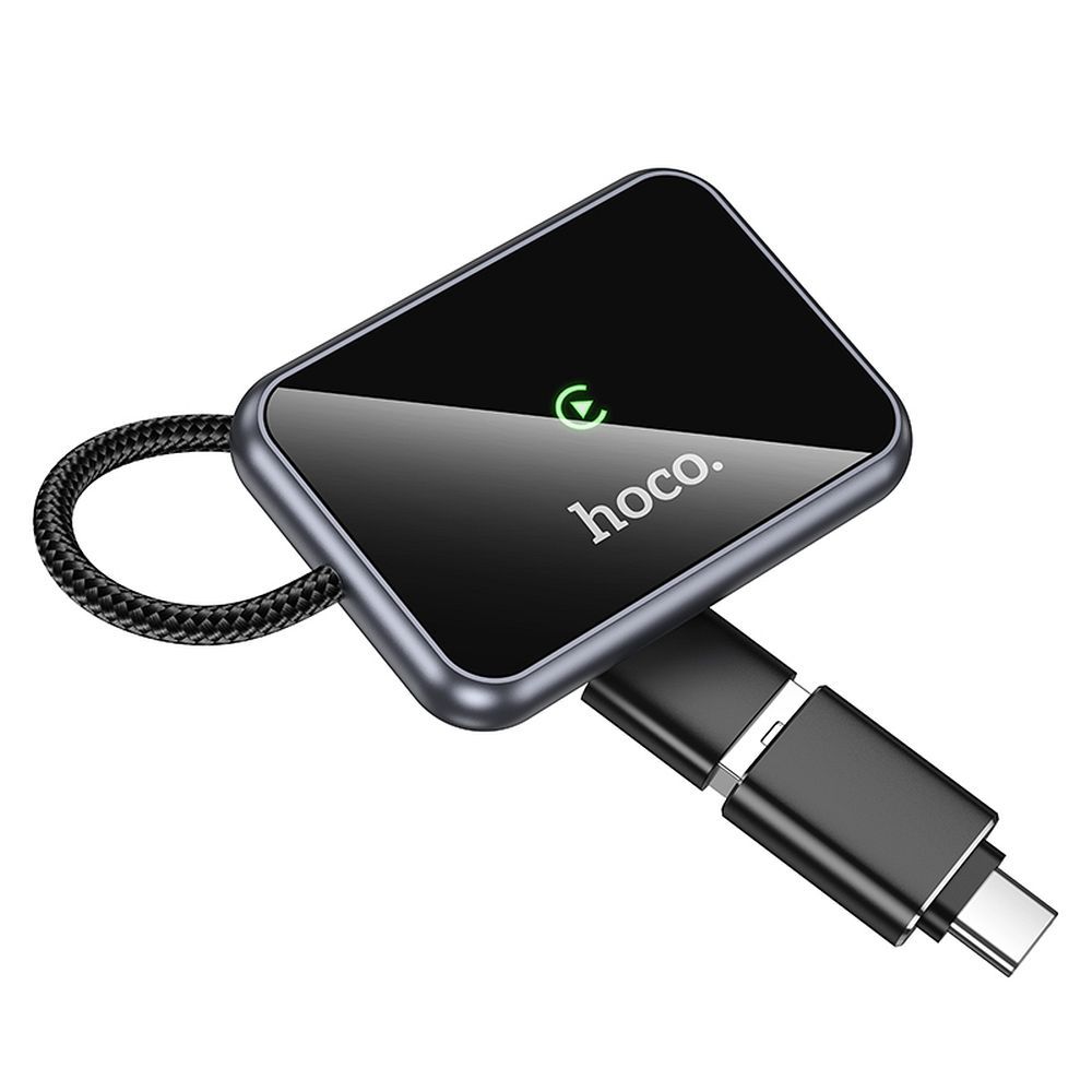 Hoco vezeték nélküli CarPlay adapter USB A / USB C HU1 fekete-1