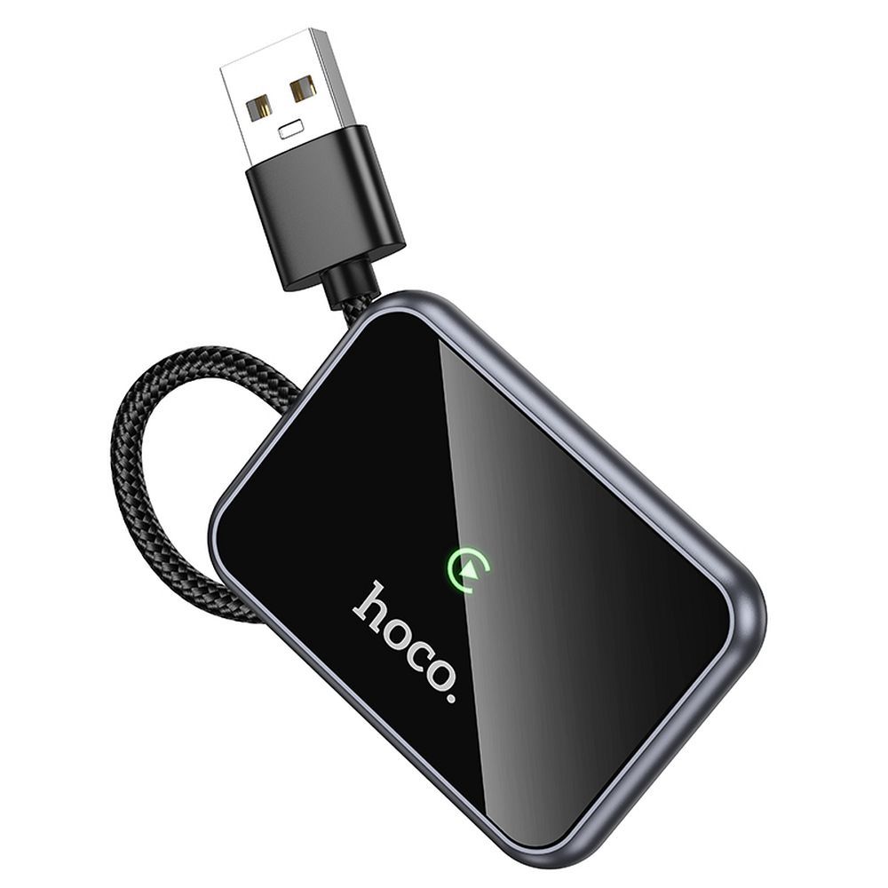 Hoco vezeték nélküli CarPlay adapter USB A / USB C HU1 fekete-3
