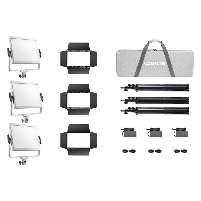 Godox LP1200BI Litemons Bi-Color 3 lámpa kit-0