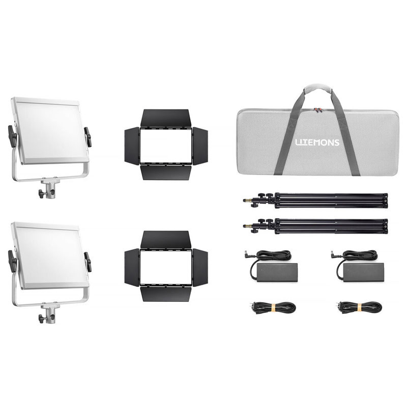 Godox LP400BI Litemons BI-Color 2 lámpás Kit-0