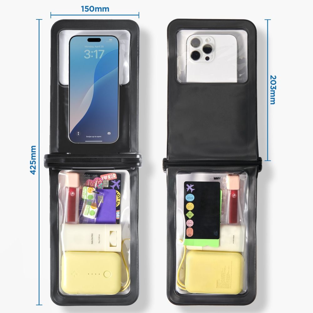 Spigen A603 Fekete Univerzális Vízálló Telefontok-2