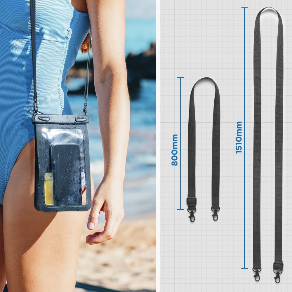  Spigen A603 Fekete Univerzális Vízálló Telefontok-12
