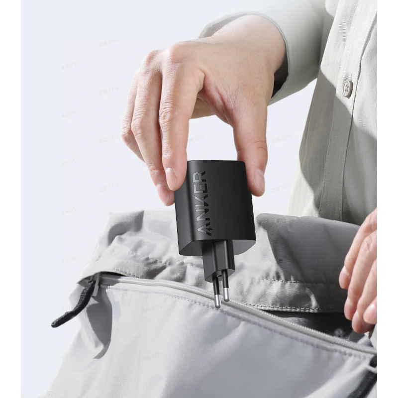 Hálózati töltő Anker 336, 67W, 3.25A, 1 x USB-A - 2 x USB-C, Fekete A2674G11-2