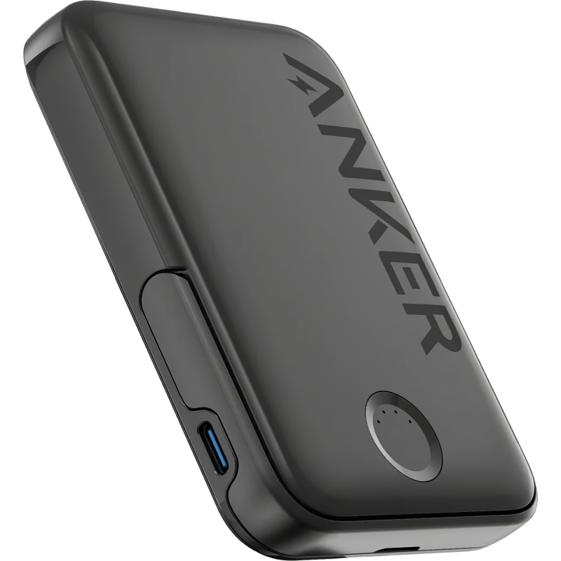 Powerbank Anker 322 MagGo, 5000mAh, 7.5W, Black A1618G11-0
