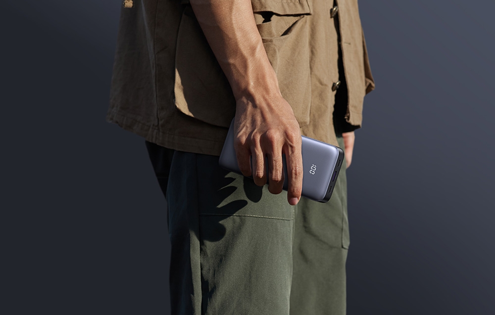 Powerbank 20000mAh Ugreen PB532, USB 2x USB-C, 30W (szürke)-2