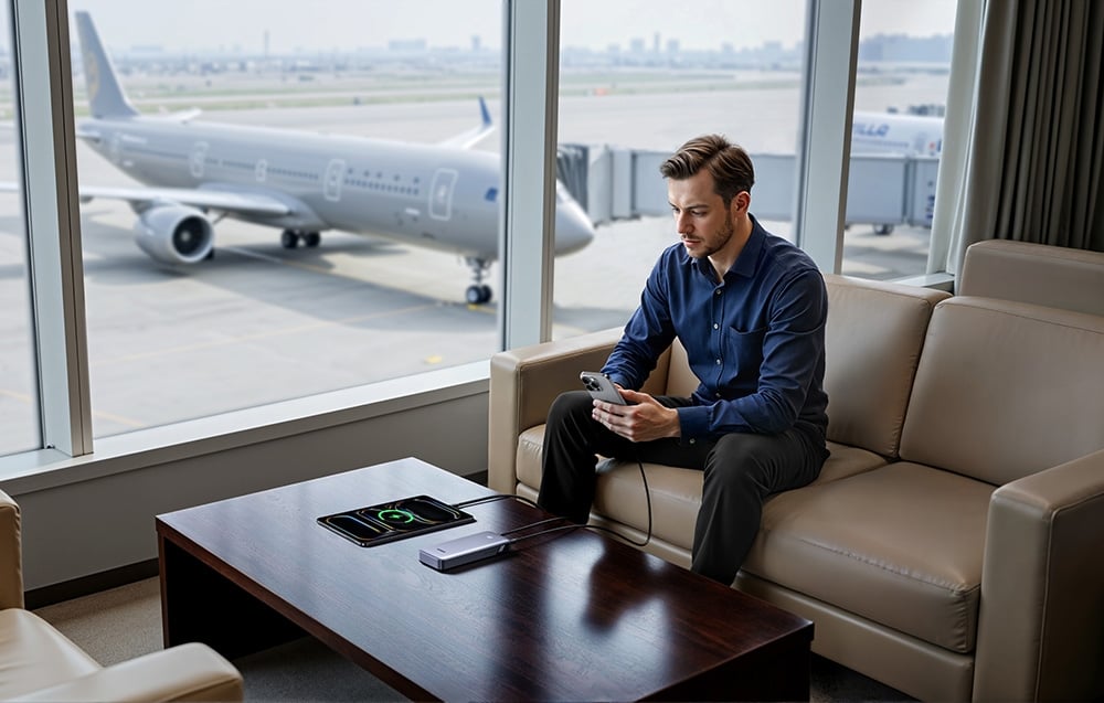 Powerbank 20000mAh Ugreen PB532, USB 2x USB-C, 30W (szürke)-6