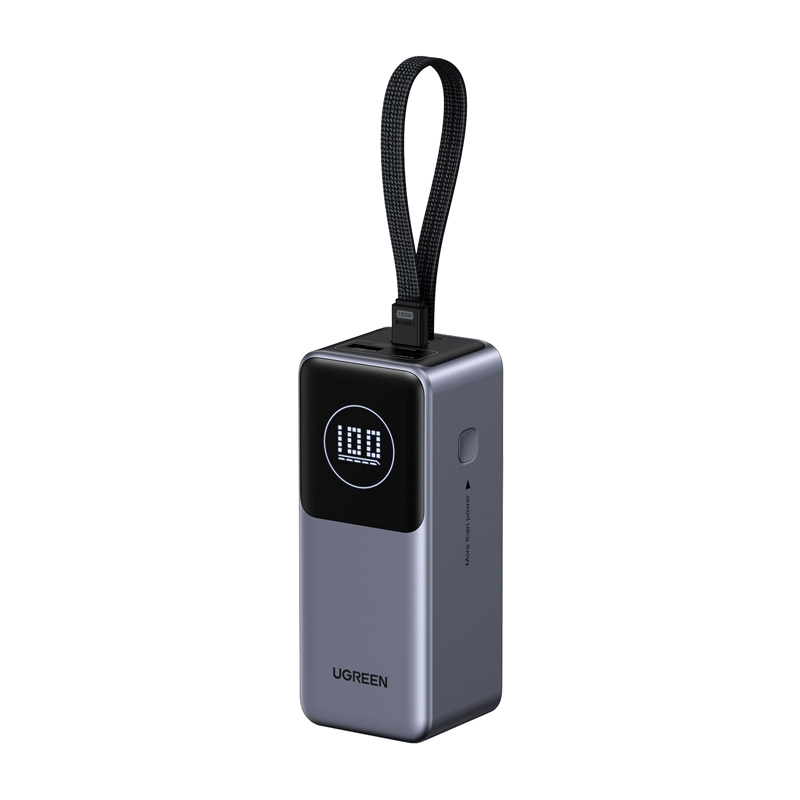 Powerbank 20000mAh Ugreen PB723, USB 2x USB-C, 130W (szürke)-0