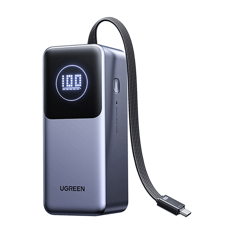 Powerbank 20000mAh Ugreen PB723, USB 2x USB-C, 130W (szürke)-2