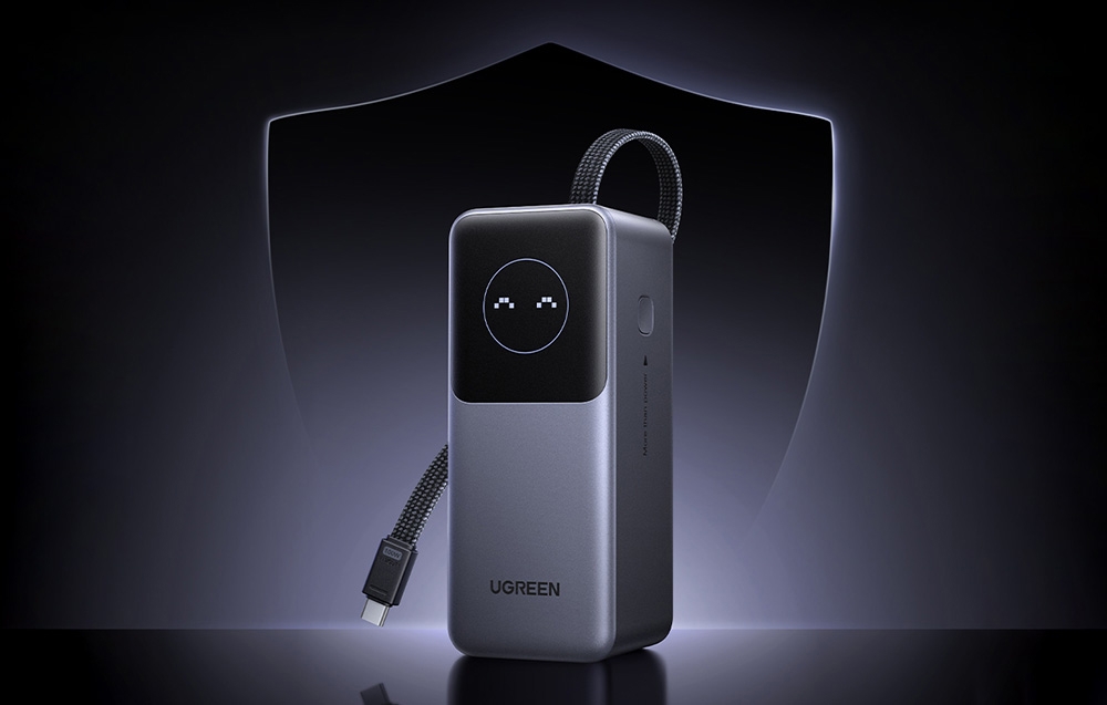 Powerbank 20000mAh Ugreen PB723, USB 2x USB-C, 130W (szürke)-6