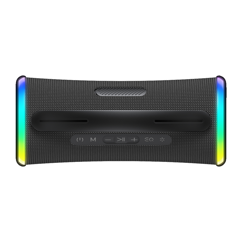 Bluetooth 5.3 hangszóró (SK834BT) Havit - Type-C, TWS, TF, FM, USB, RGB világítás, IPX6, 4000mAh - Fekete-1