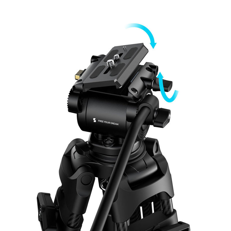 Smallrig 5443 FSD14 Freespeed Heavy-Duty Carbon Fiber Tripod-4