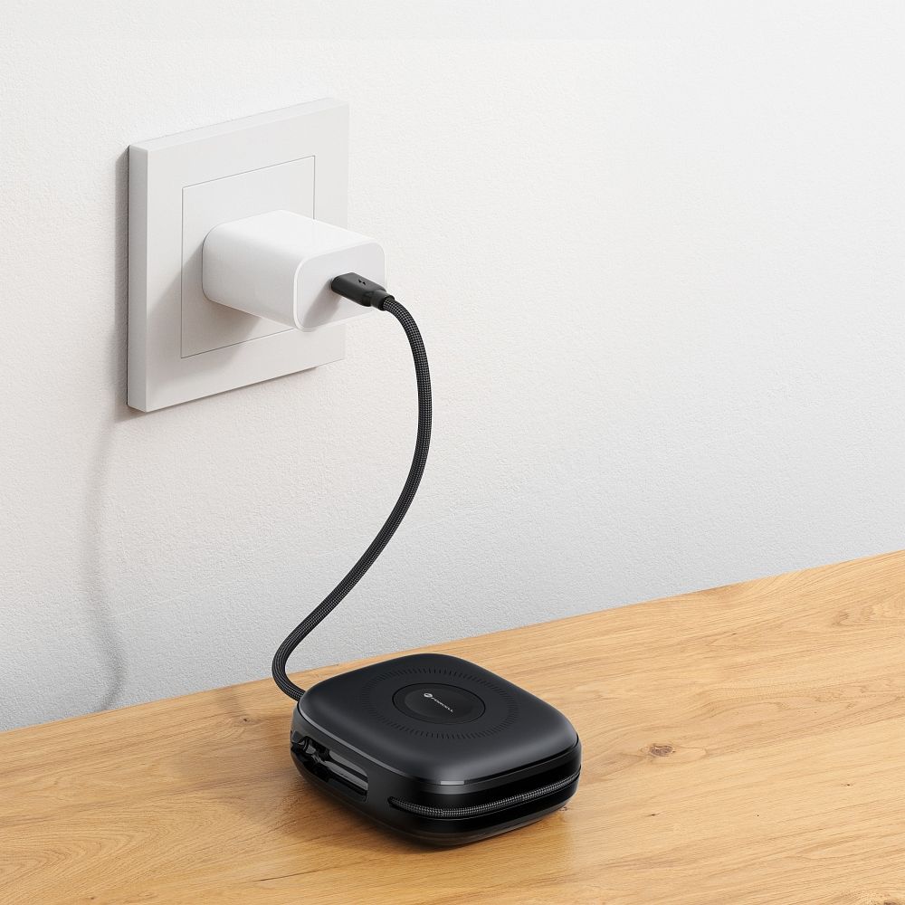 FORCELL F-ENERGY F10K5 powerbank kompatibilis MagSafe PD3.1 QC3.0 3A 22,5W 10000 mAh fekete-6