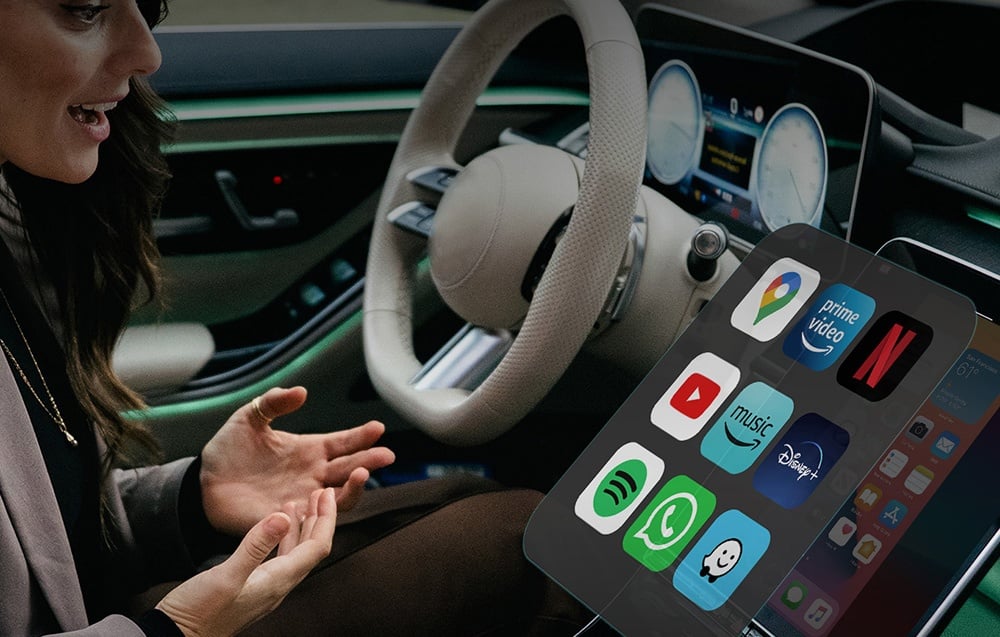 Ottocast vezeték nélküli autós adapter tükrözéshez Mirroring Wireless Ottocast CA450-5