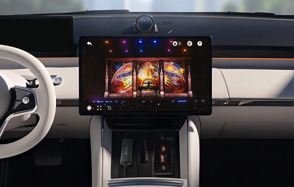 Ottocast vezeték nélküli autós adapter tükrözéshez Mirroring Wireless Ottocast CA450-6