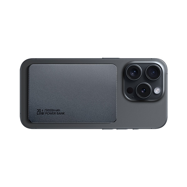 USAMS Indukciós Powerbank 5000mAh 20W PD Gyors Töltés ezüst CY Series 5KCD23101 (US-CD231)-4