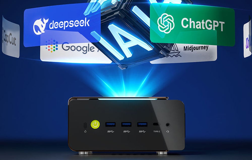 EVO-T1- Intel Ultra 9 285H- 64GB RAM + 1TB SSD miniszámítógép GMKtec-7