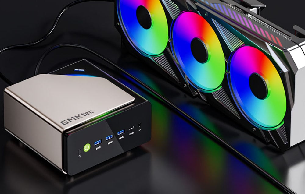 EVO-T1- Intel Ultra 9 285H- 64GB RAM + 1TB SSD miniszámítógép GMKtec-6