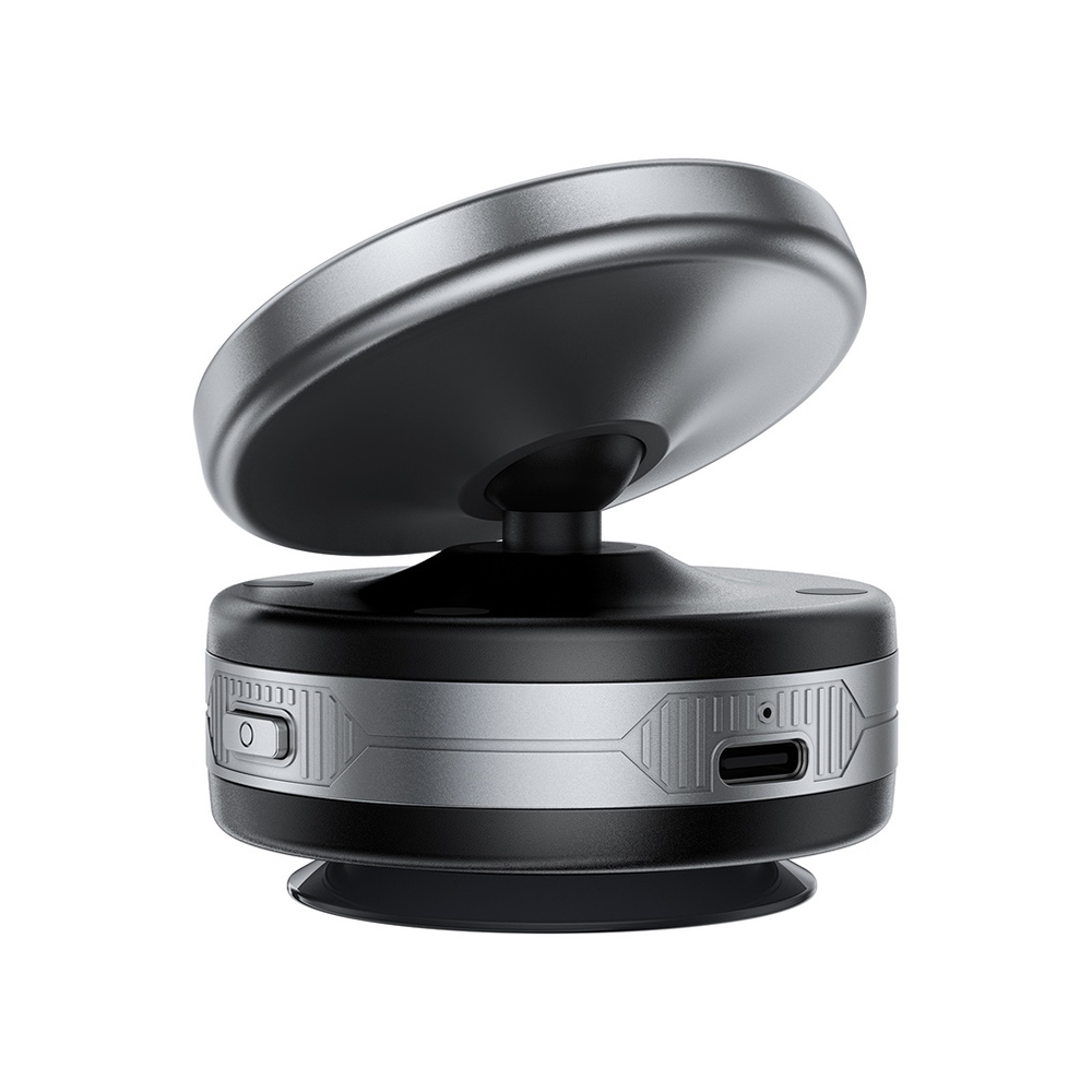 Acefast Autós tartó vezeték nélküli töltéssel (E29) műszerfalra, erős mágnesekkel, 110mAh - Fém szürke-2