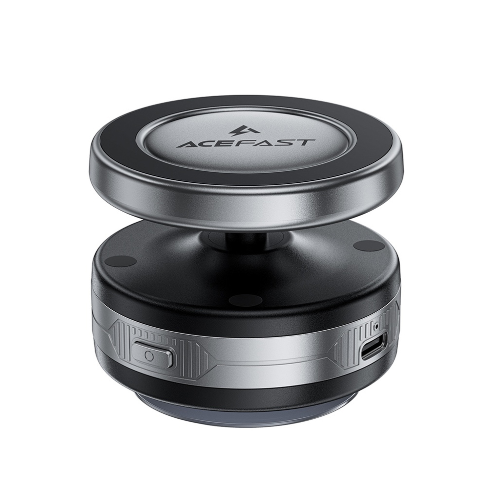 Acefast Autós tartó vezeték nélküli töltéssel (E29) műszerfalra, erős mágnesekkel, 110mAh - Fém szürke-3