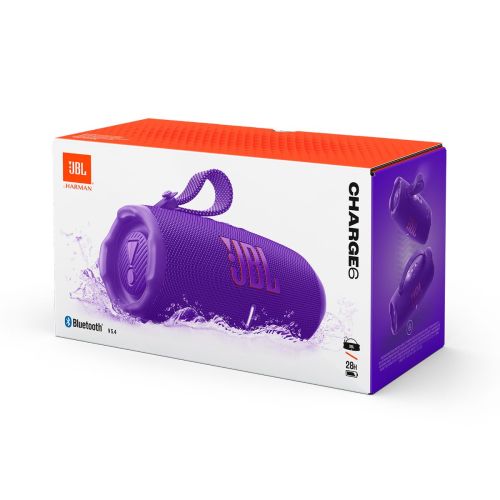 JBL Charge 6 Bluetooth Wireless Speaker Purple EU-0