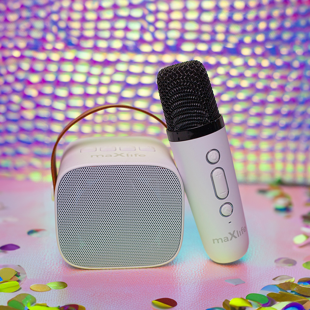 Maxlife karaoke Bluetooth hangszóró MXKS-100 fehér-2