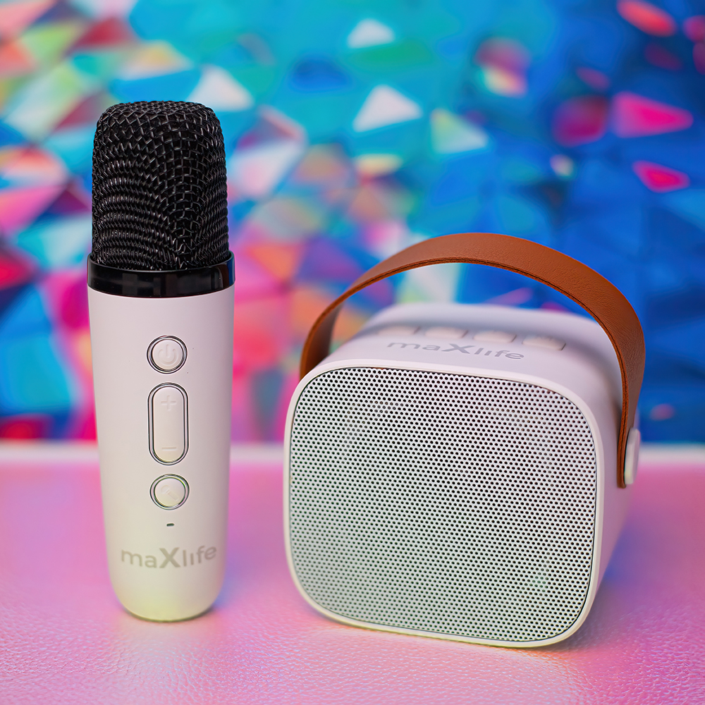 Maxlife karaoke Bluetooth hangszóró MXKS-100 fehér-3