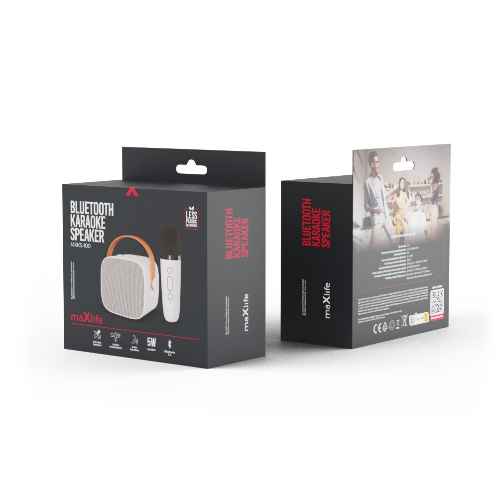 Maxlife karaoke Bluetooth hangszóró MXKS-100 fehér-7