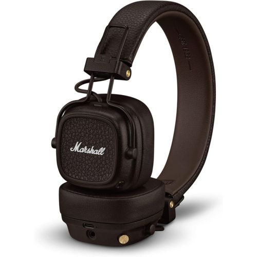 Marshall Major V Bluetooth vezeték nélküli fülre illeszkedő fejhallgató barna-0